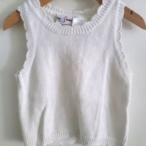 Vintage Knitted Toddler Tank- 2T